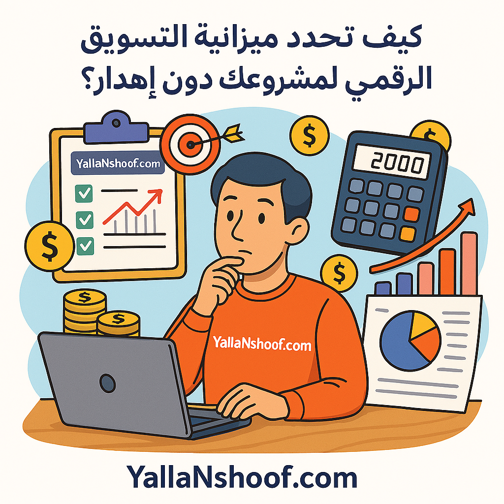 كيف تُحدد ميزانية التسويق الرقمي لمشروعك دون إهدار؟